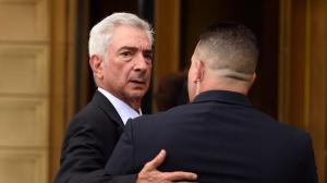 Judge Richard M. Berman enters the courtroom- (photo Don Emmert/AFP/ Getty Images)